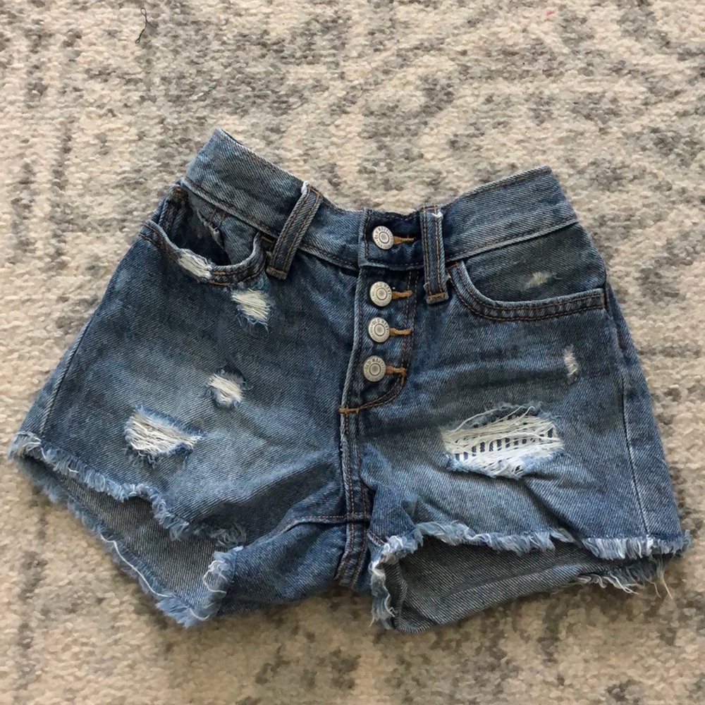 Kids girl denim shorts